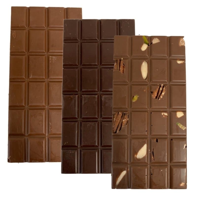 Lot de 3 tablettes chocolat - Chocolaterie Jourdan